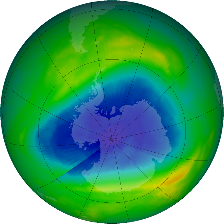Ozone Map 1983-10-19